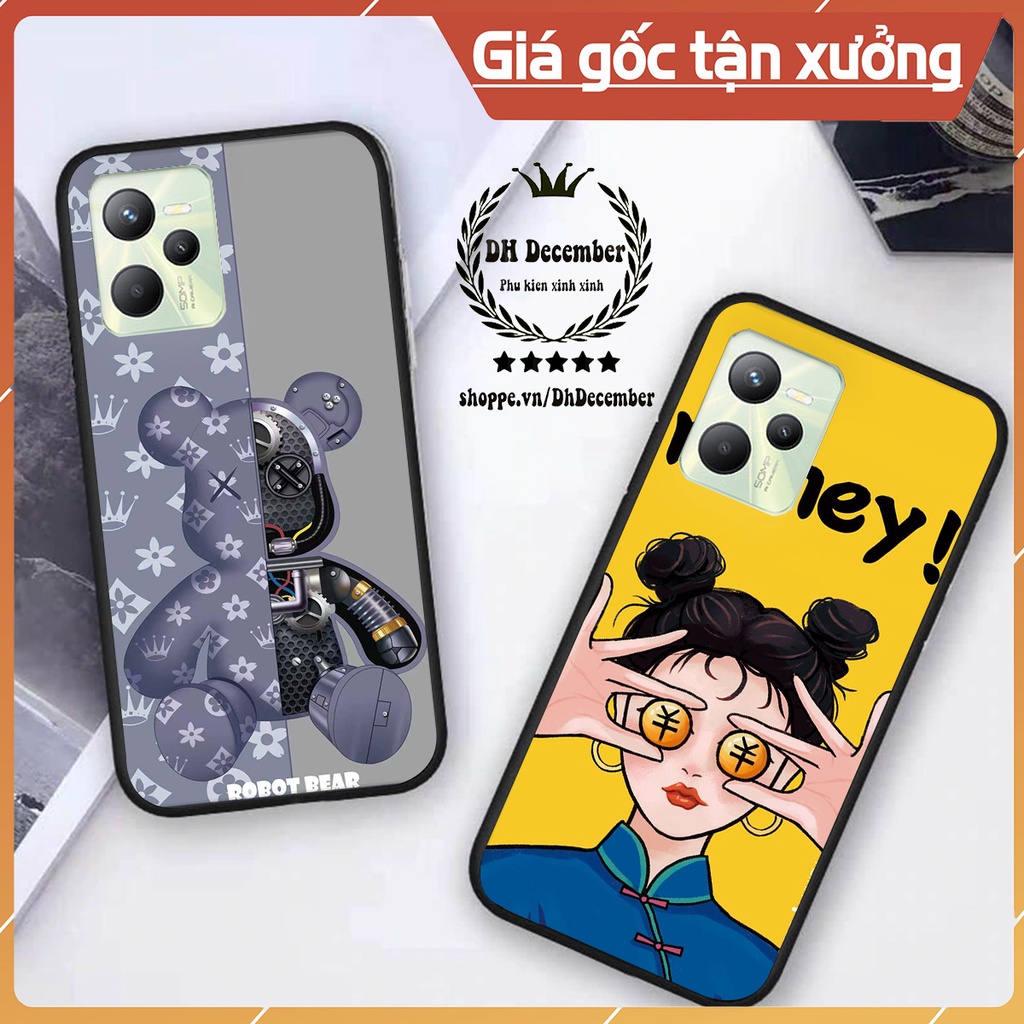 Ốp lưng Realme C35 in hình 3D lucky, gấu Brick xinh xắn - KHÔNG NÊN BỎ LỠ