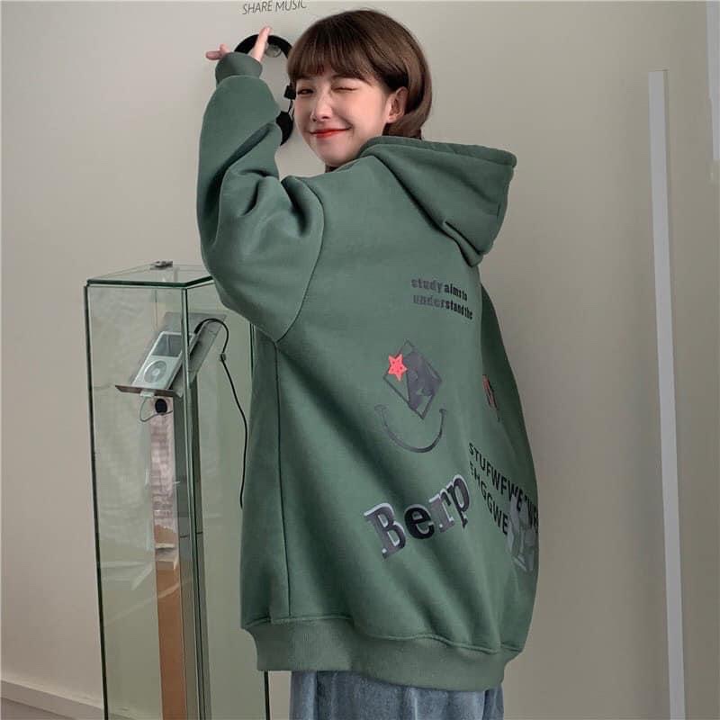 Áo Hoodie Nữ From Rộng Chất Nỉ Chữ A Unisex, Áo Hôdie Nữ | BigBuy360 - bigbuy360.vn
