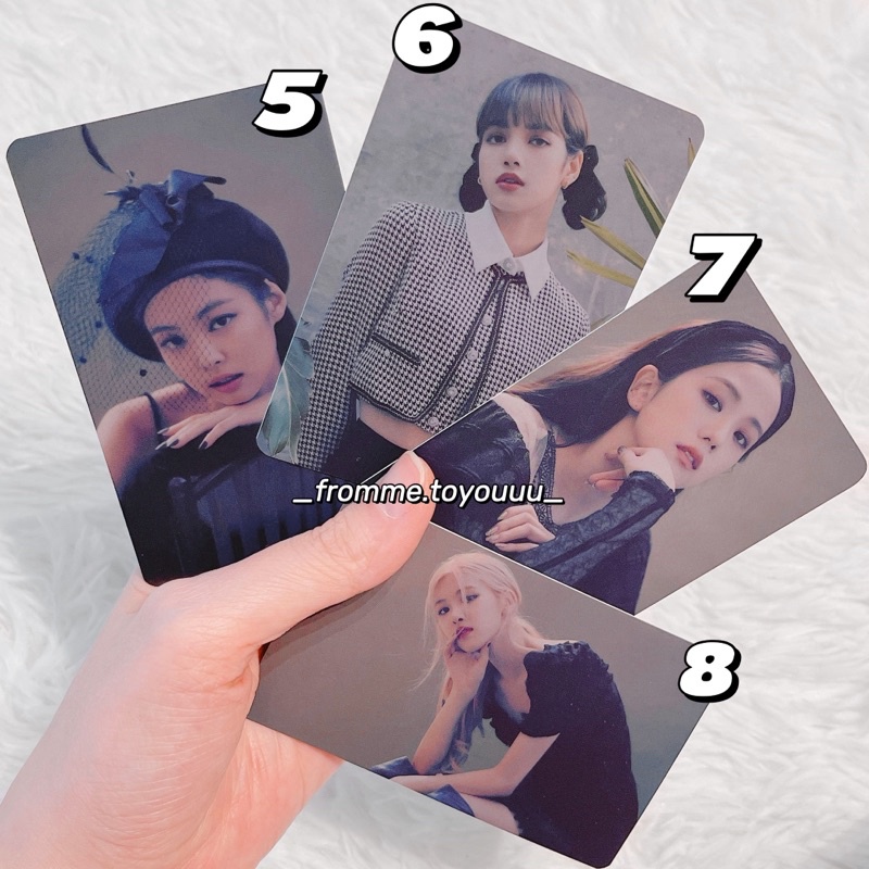BLACKPINK Welcoming Collection thẻ ảnh photocard chính hãng