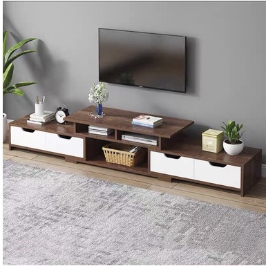 Kệ tivi 2 cửa trơn (90-120)*26*32cm, gỗ MDF tráng melanin kháng nước (Màu đen)