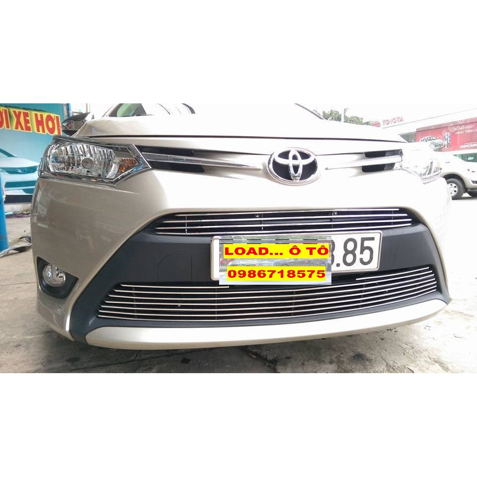 Ốp mặt ca lăng kẻ ngang VIos 2014-2018, Ốp mặt calang vios