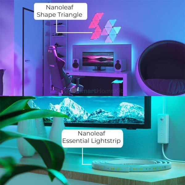 LED dây Nanoleaf Essential Lightstrip Starter Kit 2M - đèn 16 triệu màu thông minh RGB