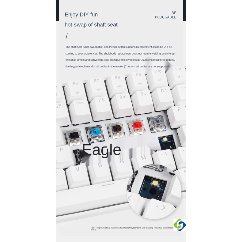 Bàn Phím rk100 rgb rk860 bluetooth + 2.4g type-c Không Dây Chất Lượng Cao