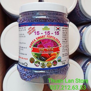 Hũ 1kg Phân Tan Chậm Thông Minh Hàn Quốc 15-15-15