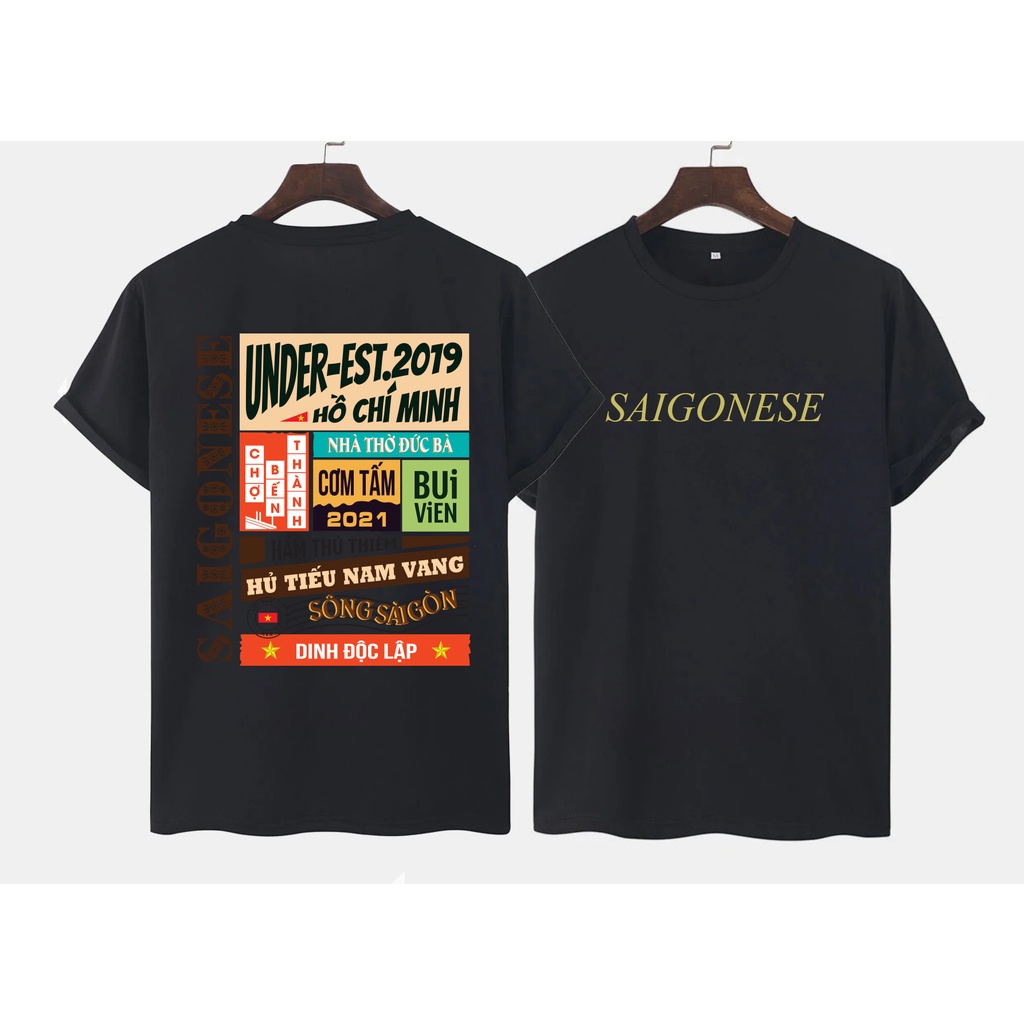 Big size - Áo thun nam tay ngắn bigsize 50 - 135kg - in hình 62 tỉnh thành