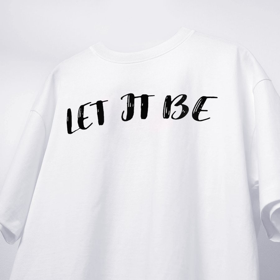 Áo thun nữ cổ tròn Chữ Basic phong cách Let It Be BB3794 phông Hàn Quốc local brand MVR