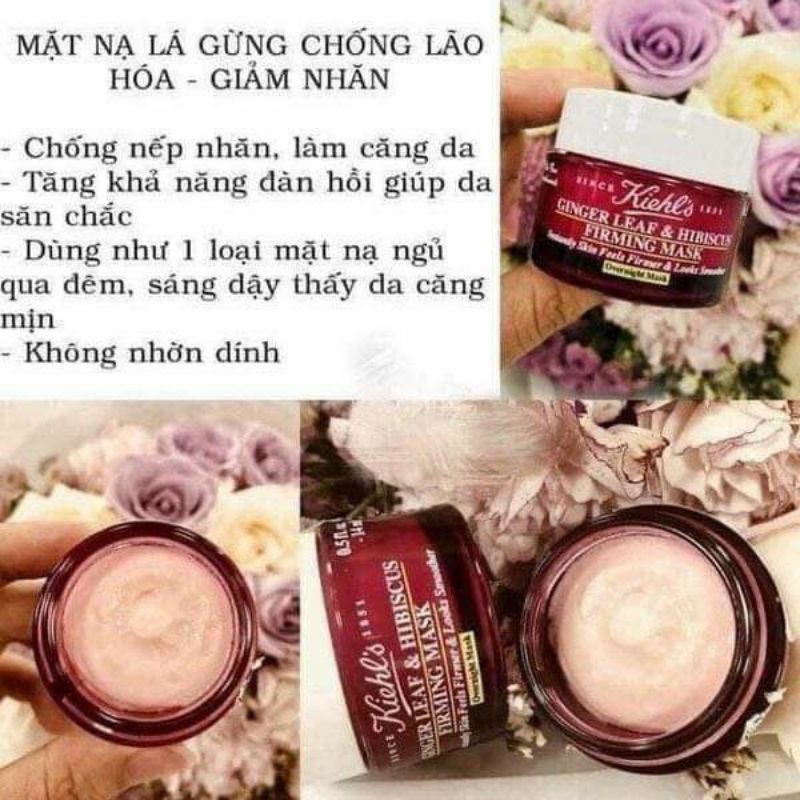 MẶT NẠ NGỦ KIEHL’S GINGER LEAF & HIBISCUS FIRMING MASK 14ML
