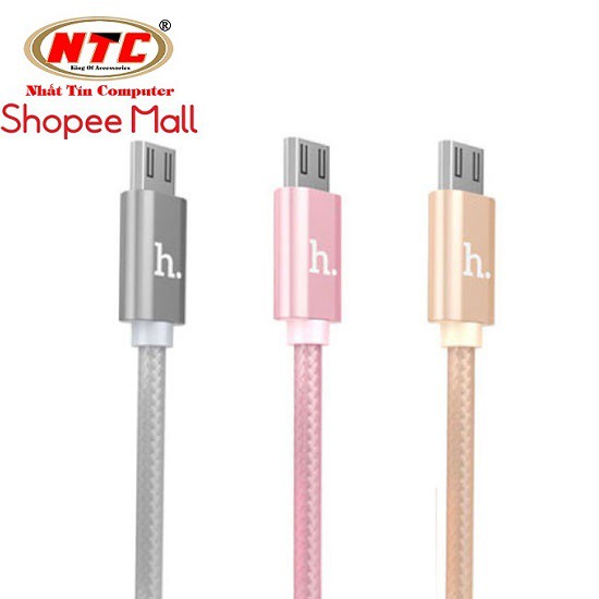 Cáp sạc microUSB Hoco X2 cho Android - dài 1m - Hãng phân phối chính thức