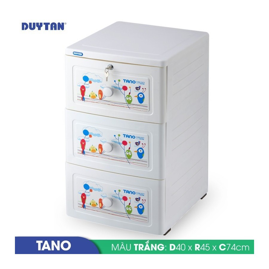 Tủ Nhựa Duy Tân Tano (3 tầng) - NO.0221/3 (Nhiều Màu)