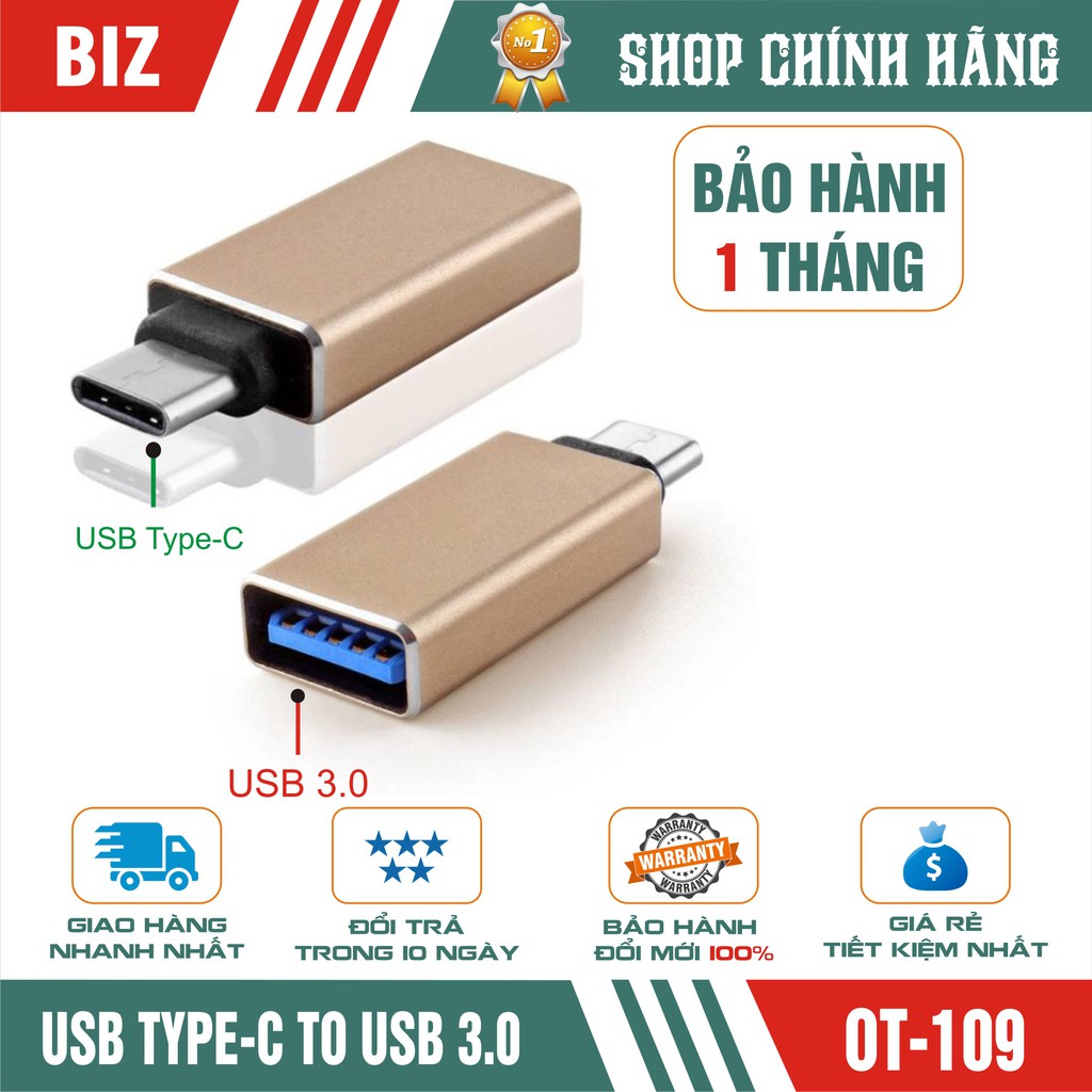 Đầu chuyển đổi OTG USB Type-C sang USB 3.0 !!!