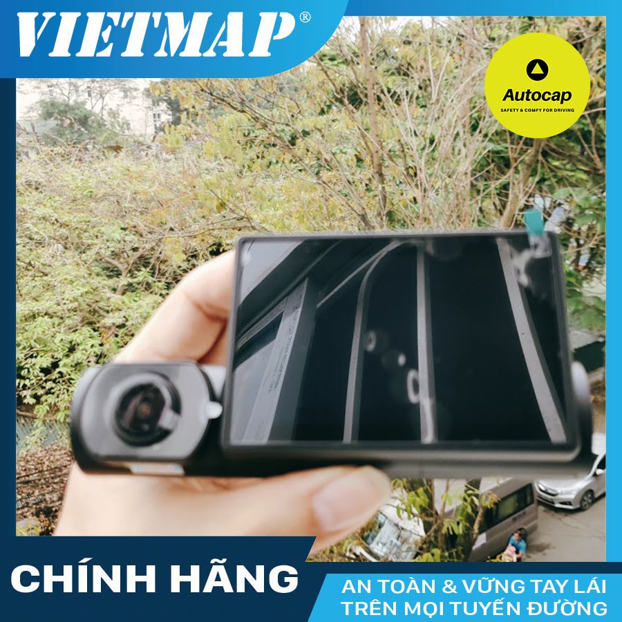 Camera hành trình ô tô VIETMAP R1 ghi hình trước sau, có hồng ngoại, màn cảm ứng Wifi GPS cảnh bảo tốc độ - KM thẻ nhớ | BigBuy360 - bigbuy360.vn