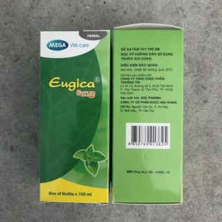 Siro Eugica chai 100ml - siro ho Eugica cvspharmacy
