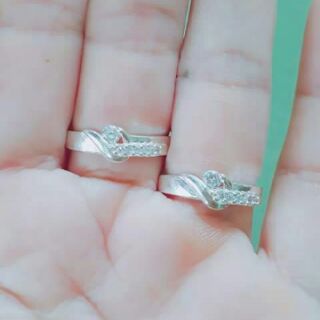 Nhẫn bạc đôi