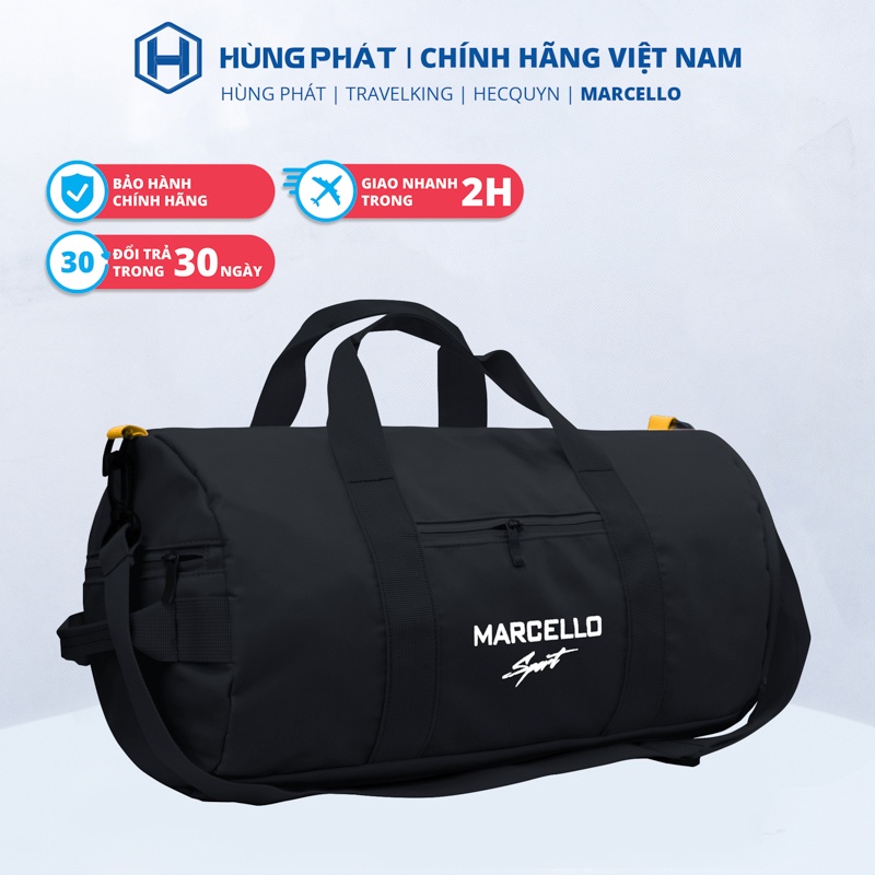 [Mã LT50 giảm 50k đơn 250k] MARCELLO - Túi trống tập gym Túi du lịch thời trang size lớn có ngăn để giày đa năng T100