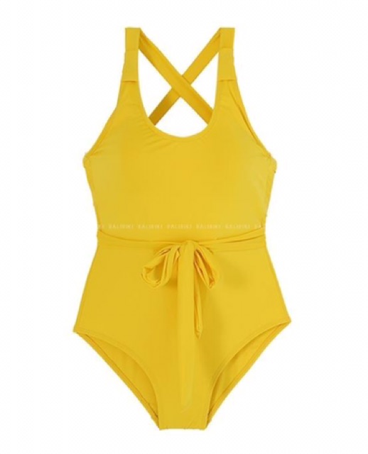 [RẺ VÔ ĐỊCH] Set bikini, đồ bơi liền mảnh, đồ bơi một mảnh vàng cột eo cá tính