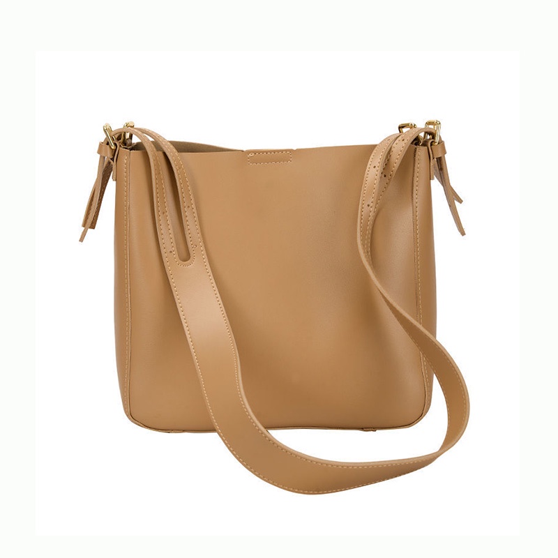 Túi đeo chéo màu trơn đơn giản thời trang cao cấp