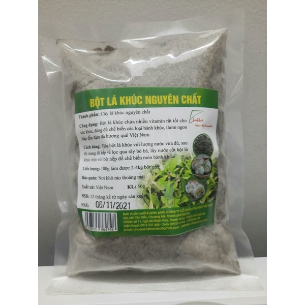 BỘT LÁ KHÚC LÀM BÁNH KHÚC - GÓI 50G