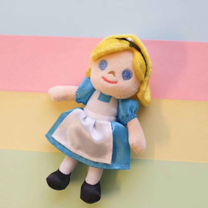 Búp Bê Nhồi Bông Hình Công Chúa Elsa Anna 14cm Mềm Mại