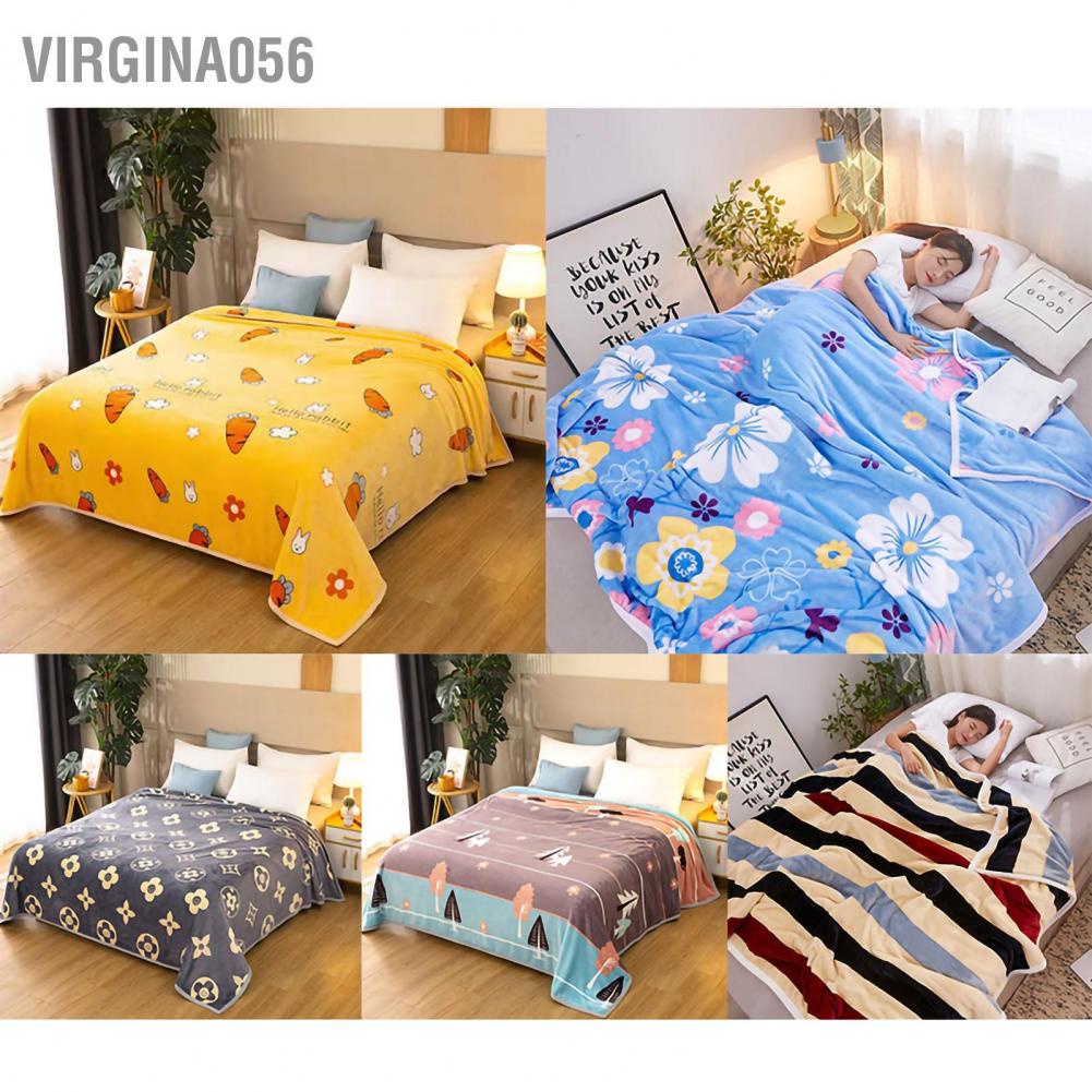 Chăn Bông Dày Dặn In Họa Tiết Hoạt Hình Dễ Thương Cho Gia Đình/ Văn Phòng/ Du Lịch