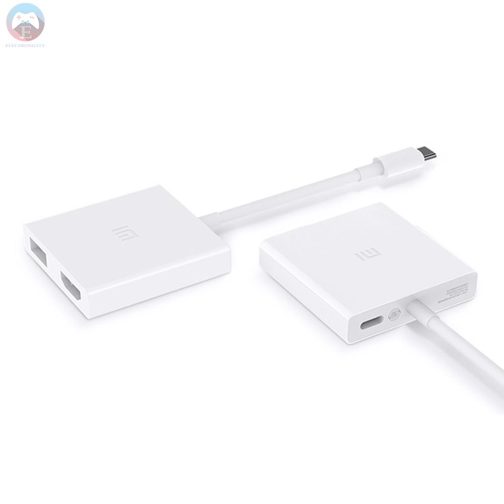 XIAOMI Bộ Chuyển Đổi Usb-C Hub Type-C Sang Usb 3.0 / Hdmi-Comp 4k 1080p 5gbps