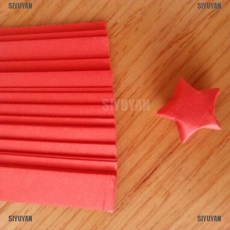 Giấy gấp sao phong cách origami nhiều màu sắc