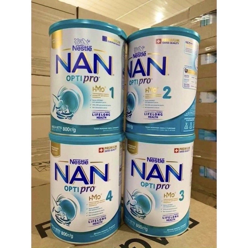 Sữa Nan Nga HMO 800g đủ số