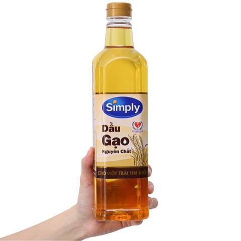 Dầu gạo lứt Simply 1L.- Tốt cho sức khóe.