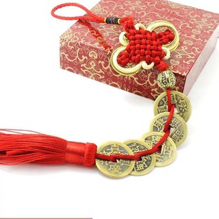 Chuỗi đồng xu, tiền xu ngũ đế tài lộc phong thủy 206154