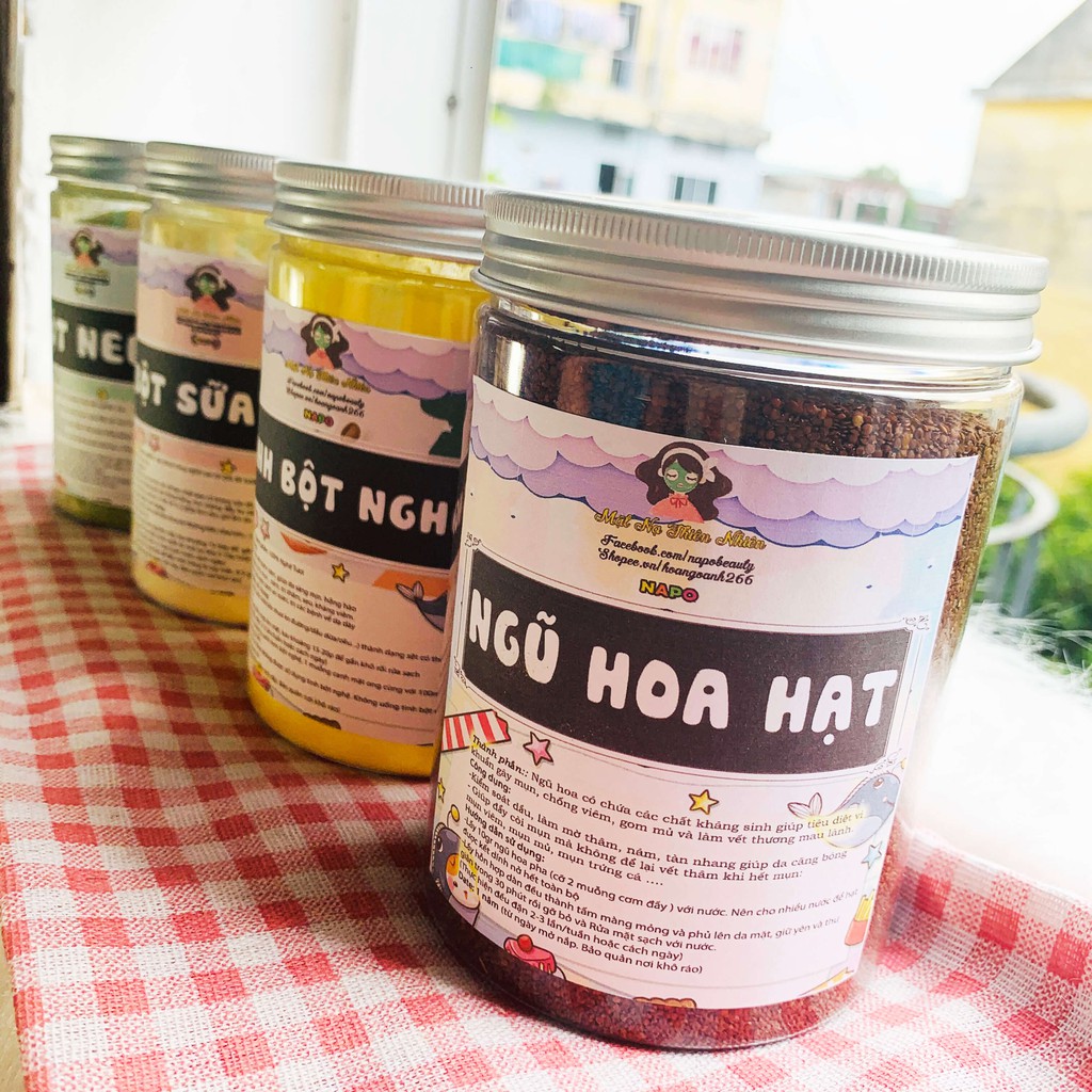 Hũ Mới -16 Loại Bột Thiên Nhiên Handmade