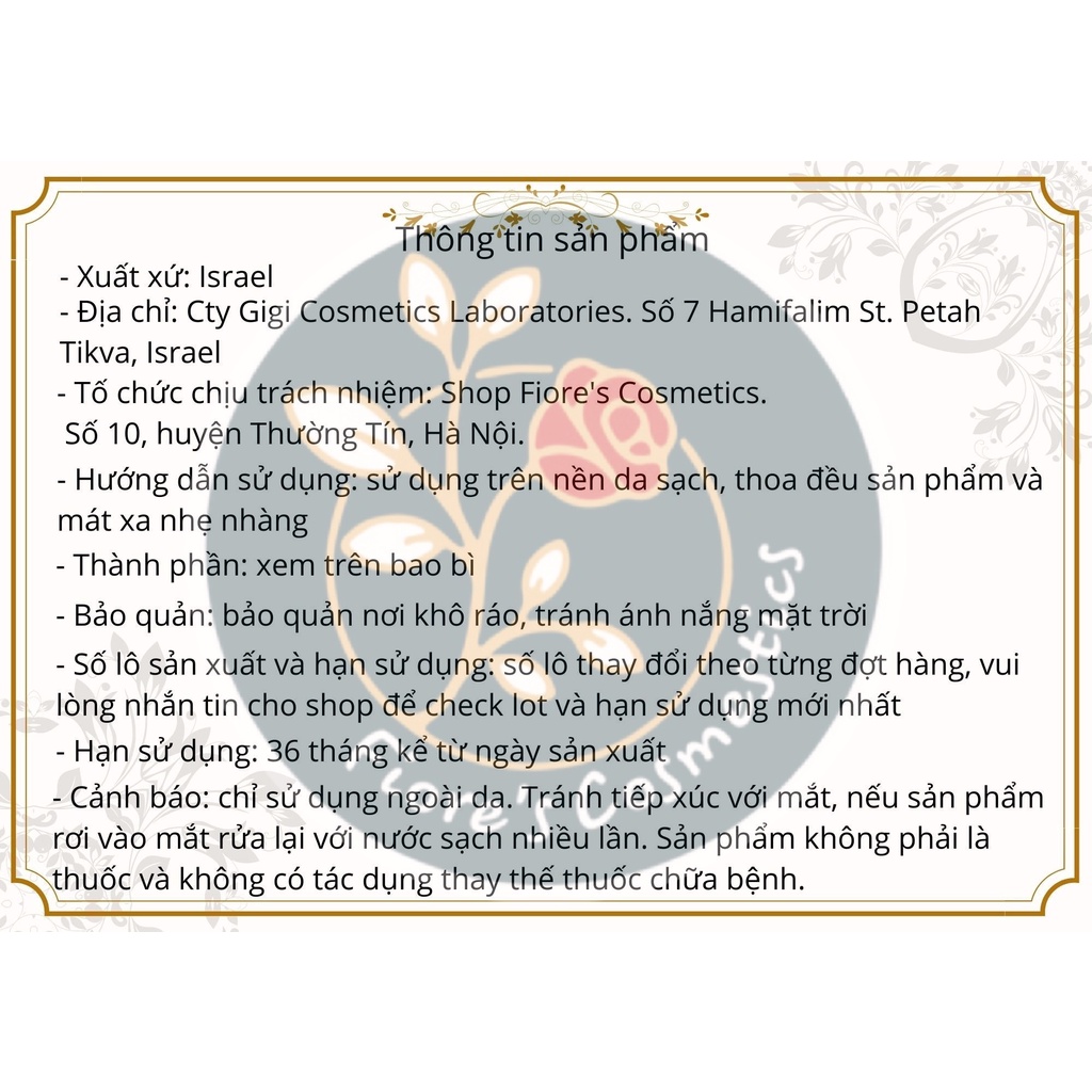 Tinh chất làm trắng Gigi Ester C Mandelic 13% cho da thiên dầu, thâm mụn