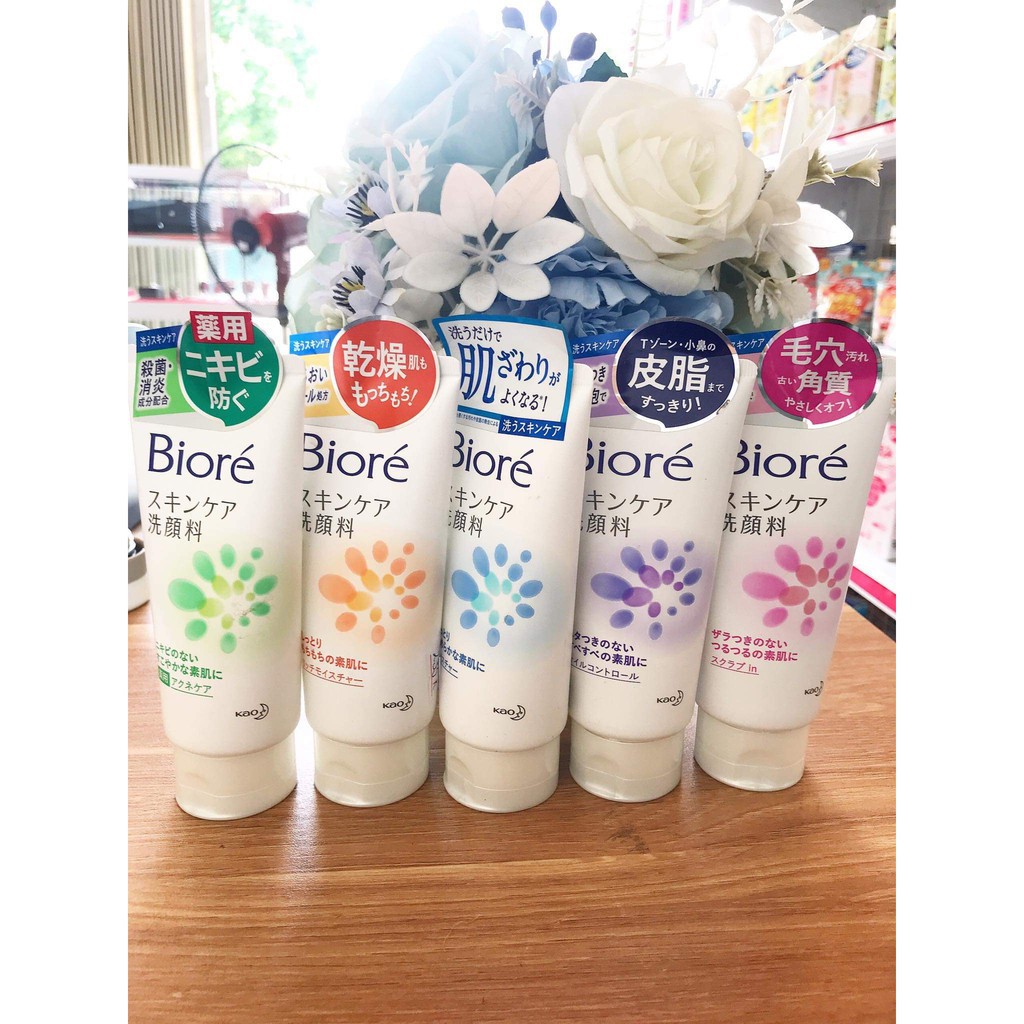 SỮA RỬA MẶT BIORE SKINCARE (MÀU CAM)