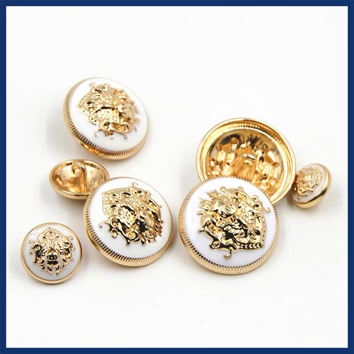 Cúc kim loại cao cấp, phong cách Anh phù hợp áo vest nam và nữ, áo khoác, măng tô, áo khoác dạ