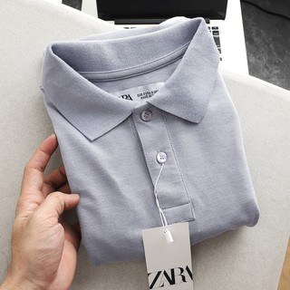 Áo thun có cổ POLO ZARA BASIC MAN 2021