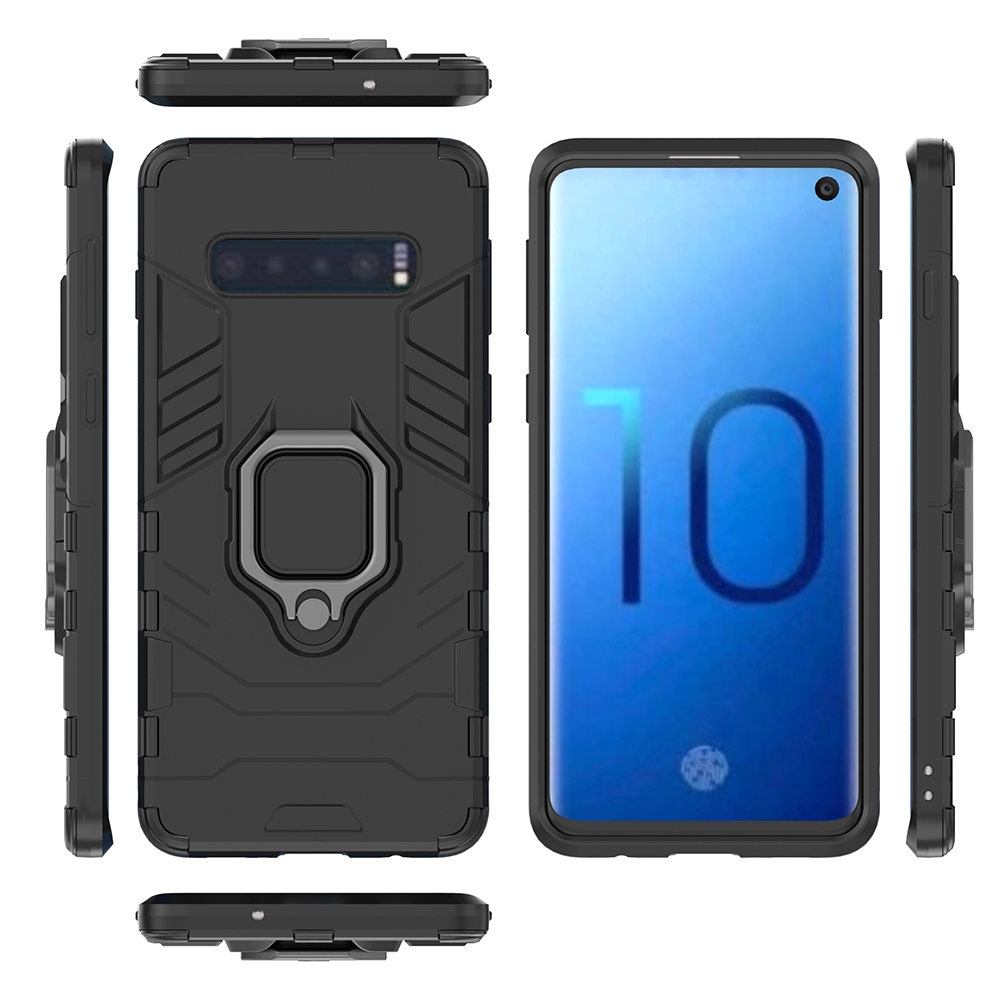 Ốp điện thoại cứng có vòng đỡ từ tính 2 trong 1 cho Samsung Galaxy S21 Ultra S10e S21 S10 S9 Plus