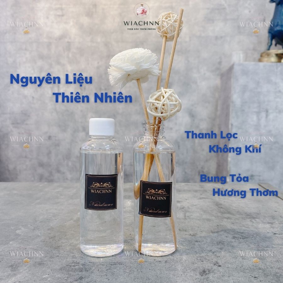 Chai Bổ Sung Tinh Dầu Thơm Phòng WIACHNN 100ml Que Gỗ Tự Khuếch Tán Cho Chai Đã Sử Dụng BS100