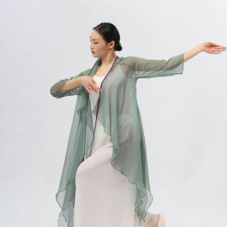 Áo múa cổ trang Trung Quốc (kèm khăn) A74 Đồ múa Tịnh Nhi