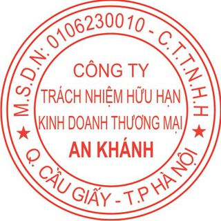Khắc Dấu Tròn Công Ty