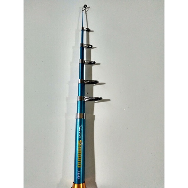 combo bộ cần câu rút shimano y hình cần 3m6