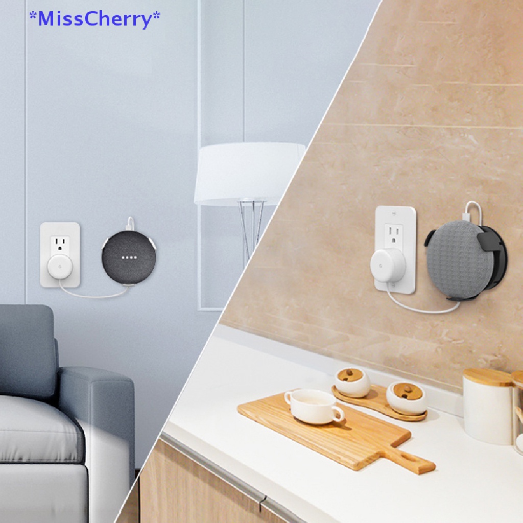 Loa Thông Minh Mini Gắn Tường Kèm Móc Treo Dành Cho Google Home Mini / Echo Dot Mới