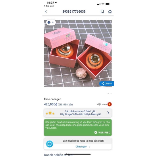 FACE COLLAGEN NANO SNOW( LỚN)
