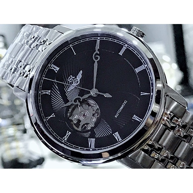 Đồng hồ nam SRWATCH Automatic Open Heart SG8875.1101 Mặt Kính Sapphire Chống Trầy Ch