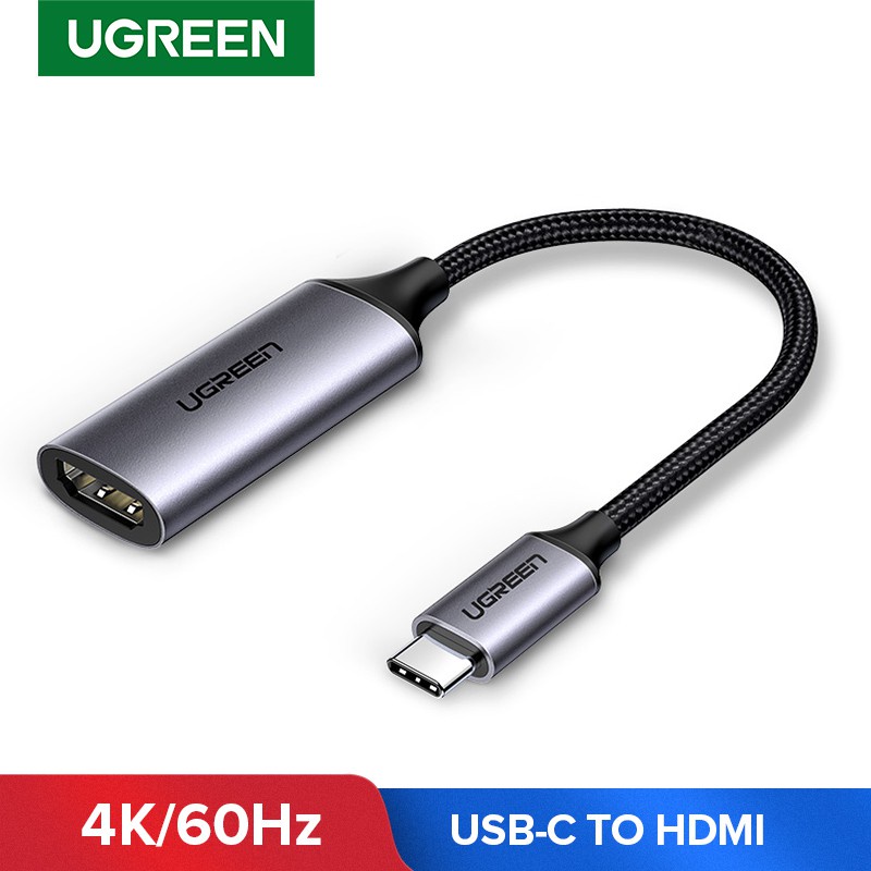 [Mã ELHACE giảm 4% đơn 300K] Cáp USB C to HDMI 2.0 4K@60Hz Cao Cấp Ugreen 70444 (Vỏ Nhôm) CM297