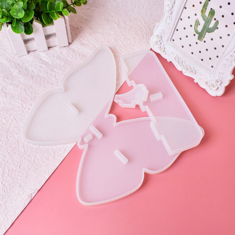 Khuôn Làm Mặt Dây Chuyền Hình Nơ Bướm Bằng Epoxy Pha Lê