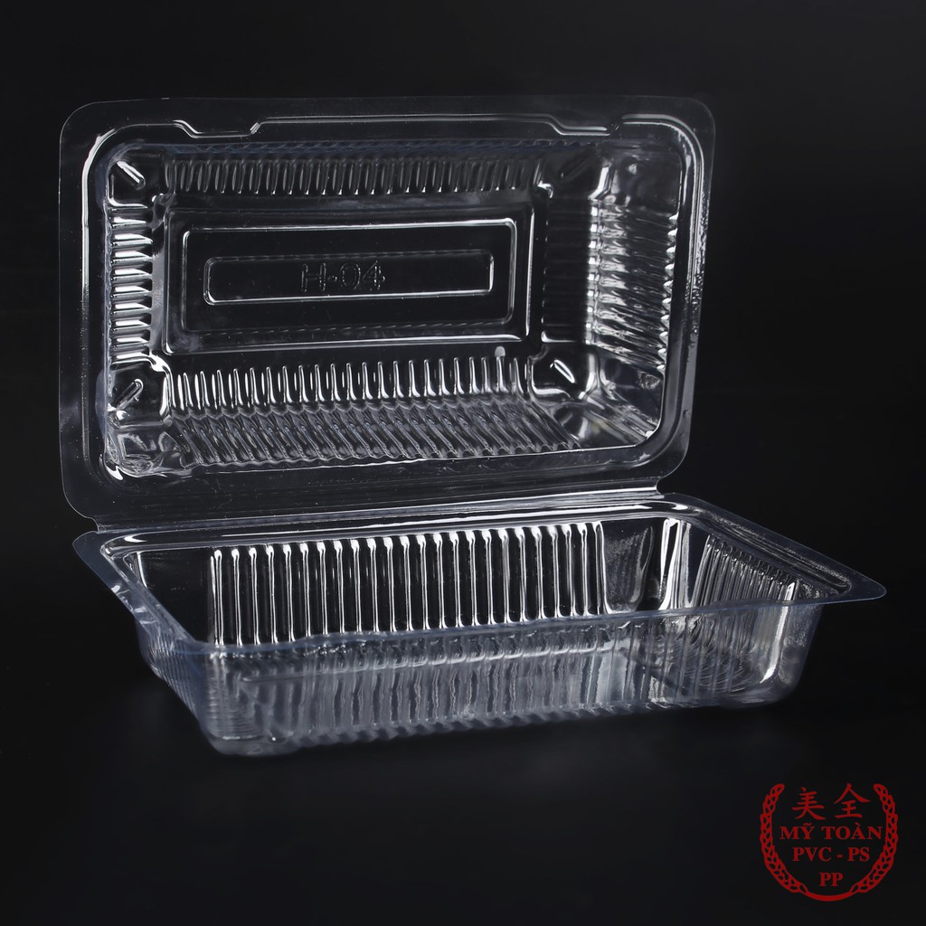 100 hộp nhựa dùng 1 lần H04