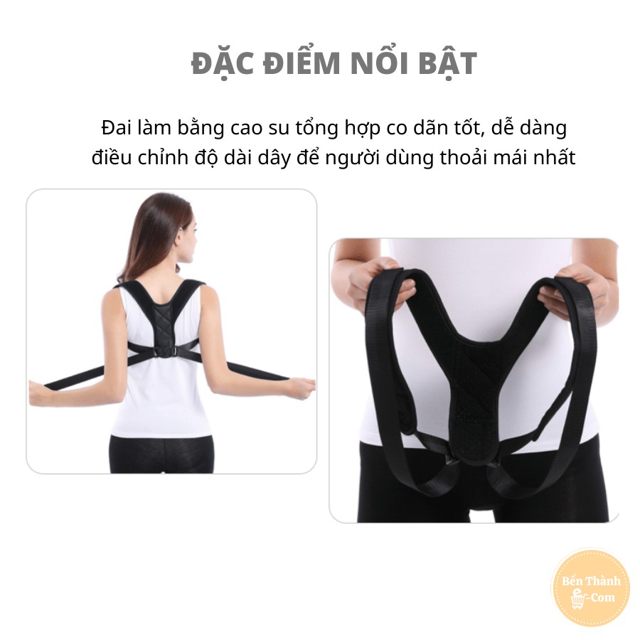 ✈️[Freeship] Đai chống gù lưng Posture Corrector [Tặng kèm 2 tấm trợ lực] [Hỗ trợ lưng vai]