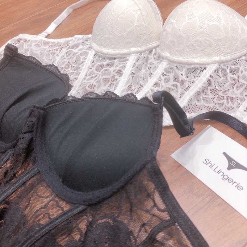Áo Corset chéo nhọn tôn eo, mút siêu nâng 5cm