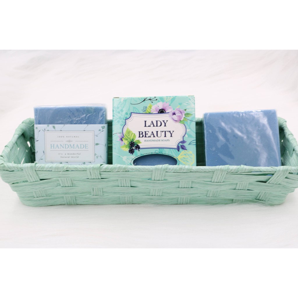 Xà phòng dược liệu nha đam tử thảo - handmade soap ADORA