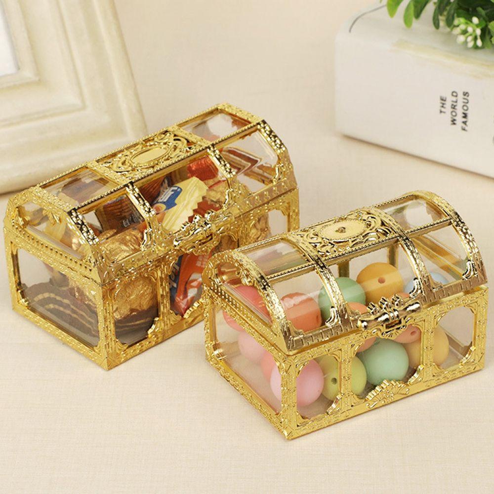 Set 12 Hộp Đựng Kẹo Cưới / Sinh Nhật Hình Ngực Kho Báu Độc Đáo
