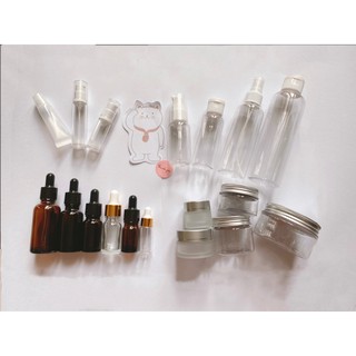 CÁC LOẠI CHAI SERUM/ CHAI HÚT CHÂN KHÔNG/ TUÝP ĐỰNG MỸ PHẨM