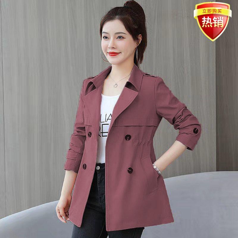Áo Khoác Dáng Lửng Thời Trang Xuân Thu 2022 Mới Mẻ Cho Phụ Nữ Trung Niên